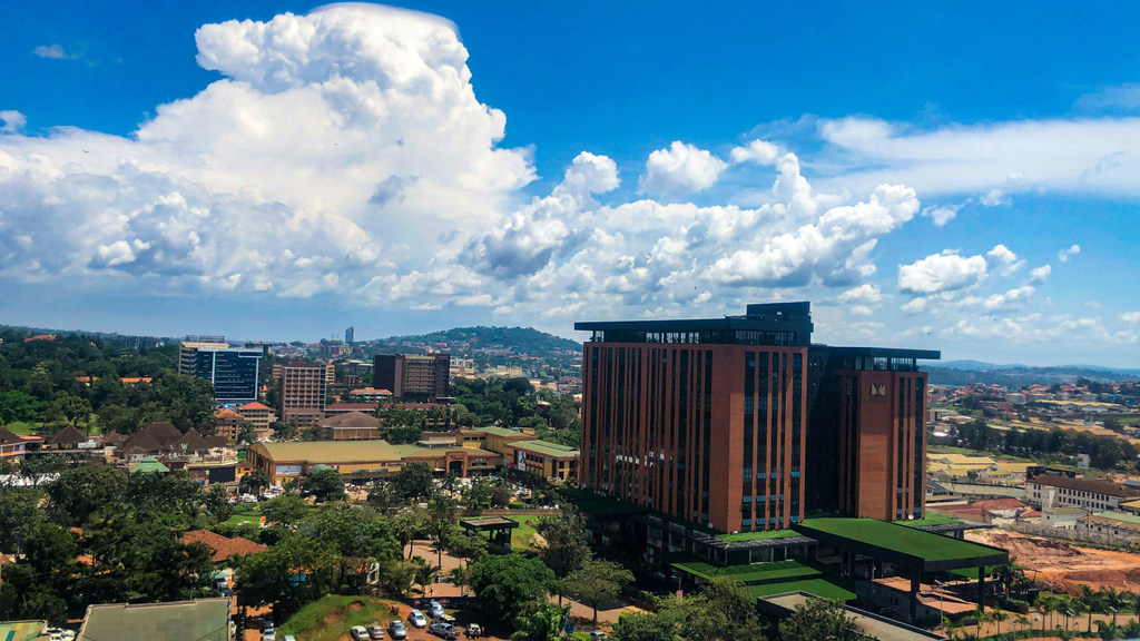 Kampala, the capital of Uganda.